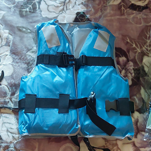 Blue foam buoyancy aid vest - foam,